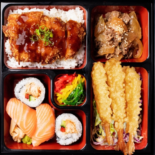 Katsu Chicken & Sushi Deluxe Box
